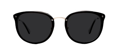 Affordable Fashion Glasses Square Round Sunglasses Women Amaze Onyx Front Affordable Fashion Glasses Square Round Sunglasses Women Amaze Onyx Front