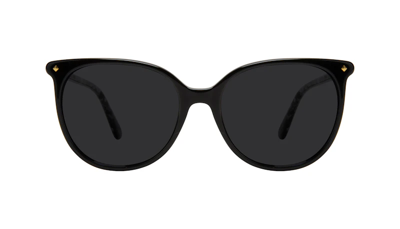 Affordable Fashion Glasses Round Sunglasses Women Area Petite Onyx