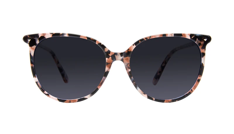 Affordable Fashion Glasses Round Sunglasses Women Area Pink Tortoise