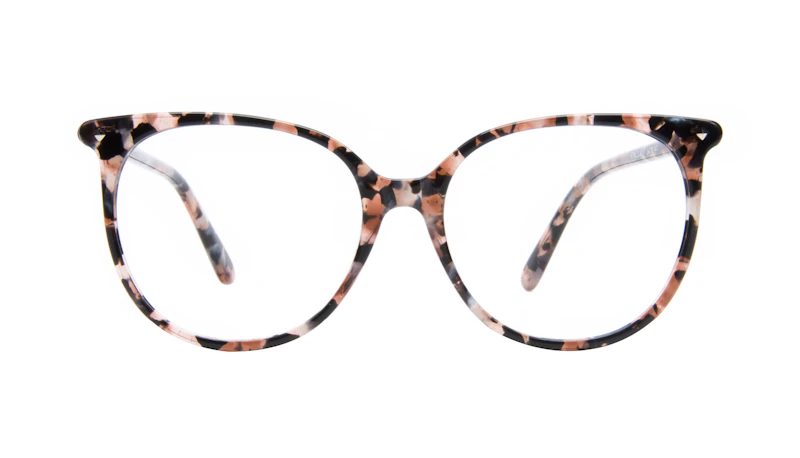 Affordable Fashion Glasses Round Eyeglasses Women Area Pink Tortoise