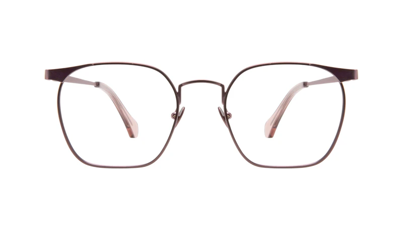 Lunettes tendance Carrée Lunettes de vue Femmes Artsy Pink Terra