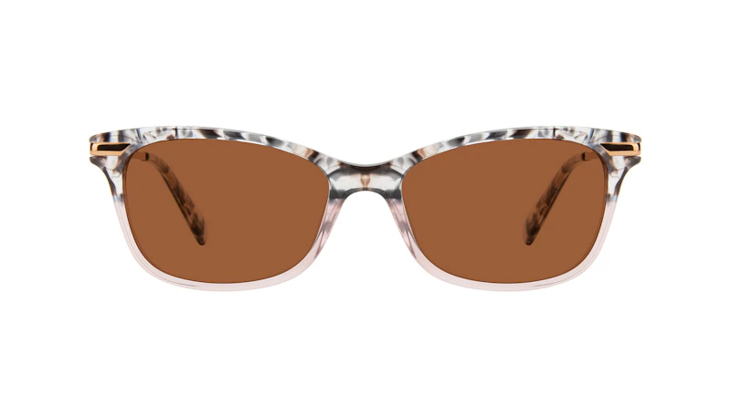 Affordable Fashion Glasses Rectangle Sunglasses Women Comet II Carbone Pink