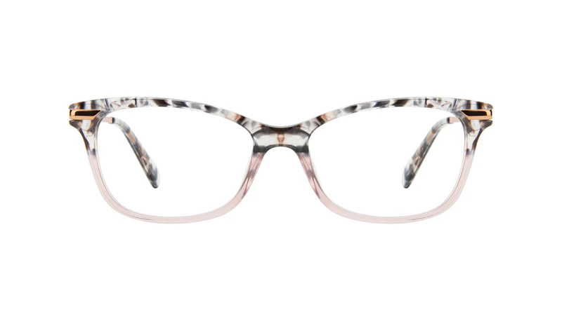 Lunettes tendance Rectangle Lunettes de vue Femmes Comet II Carbone Pink