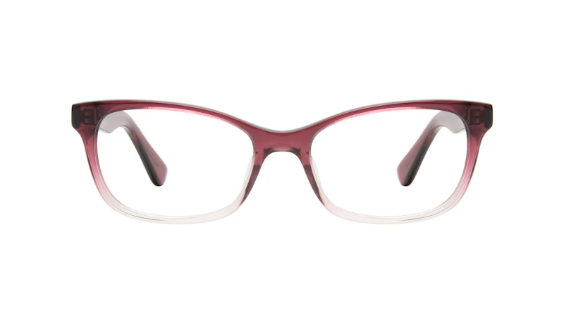 Lunettes tendance Oeil de chat Rectangle Carrée Lunettes de vue Femmes Comet Diamond Rose