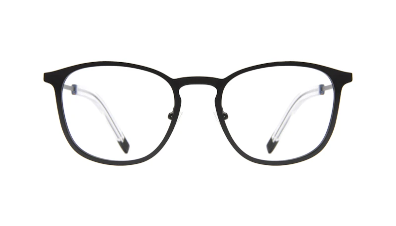 Affordable Fashion Glasses Rectangle Square Eyeglasses Men Core Matte Black