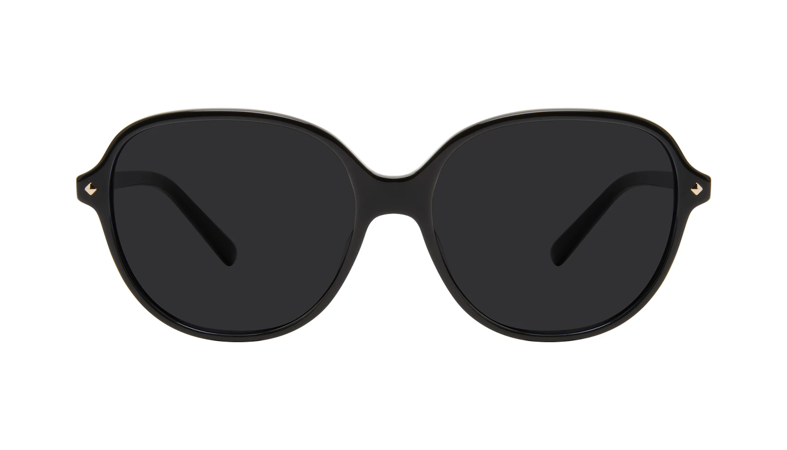 Affordable Fashion Glasses Round Sunglasses Women Covet Onyx