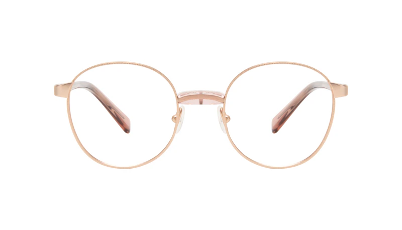 Lunettes tendance Ronde Lunettes de vue Femmes Curious Rose
