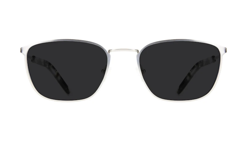 Affordable Fashion Glasses Rectangle Sunglasses Men Edge Silver