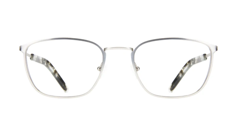 Affordable Fashion Glasses Rectangle Eyeglasses Men Edge Silver