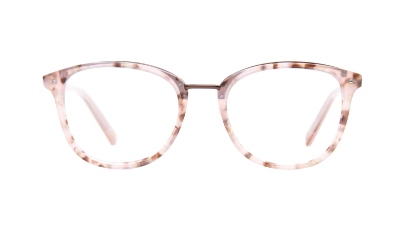 Affordable Fashion Glasses Square Round Eyeglasses Women Bella Blush Tortie