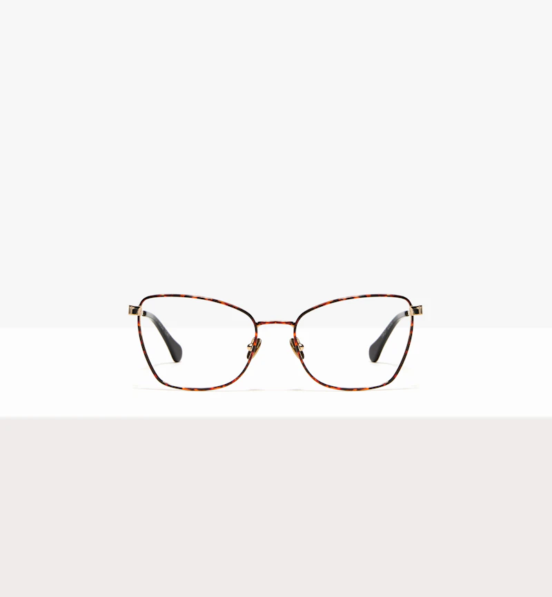 Lunettes tendance Oeil de chat Lunettes de vue Femmes Fancy Gold Tort
