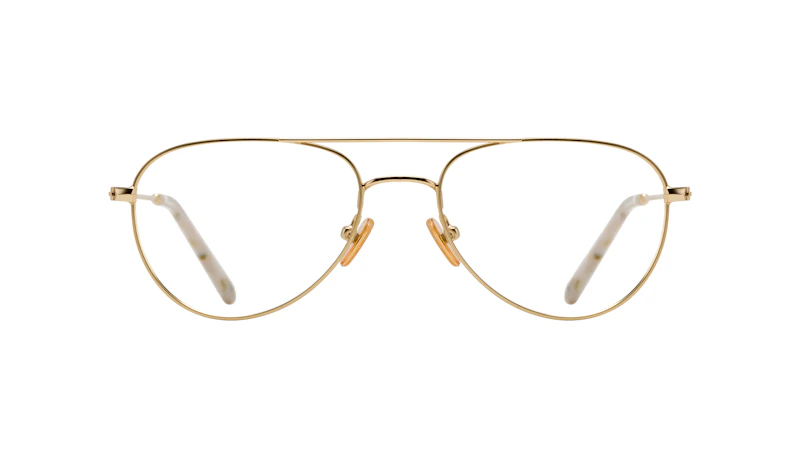 Affordable Fashion Glasses Aviator Eyeglasses Women Figure Gold