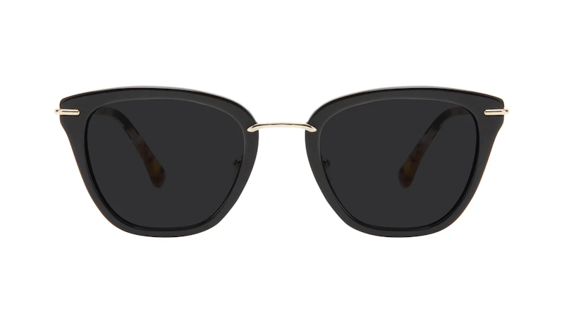 Affordable Fashion Glasses Square Sunglasses Women Flirt Ebony