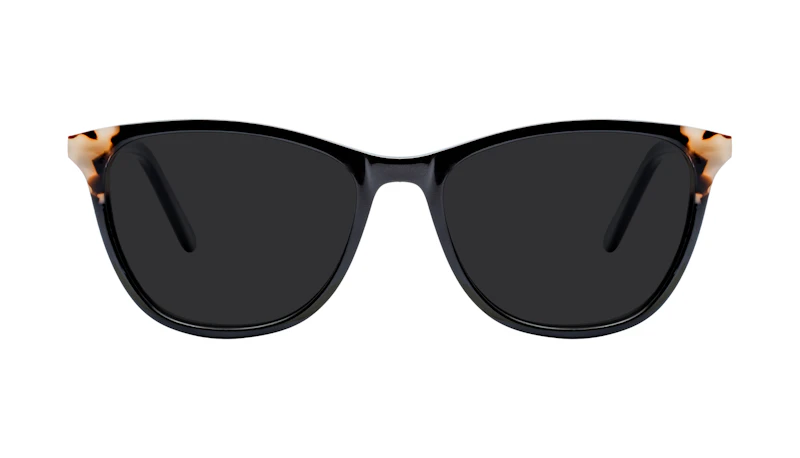 Affordable Fashion Glasses Rectangle Sunglasses Women Folk Ebony Granite