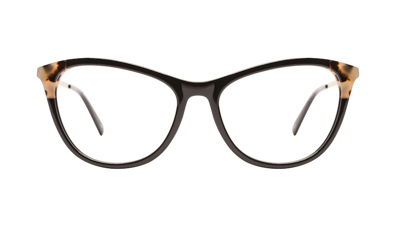 Affordable Fashion Glasses Rectangle Eyeglasses Women Folk Plus Ebony Granite