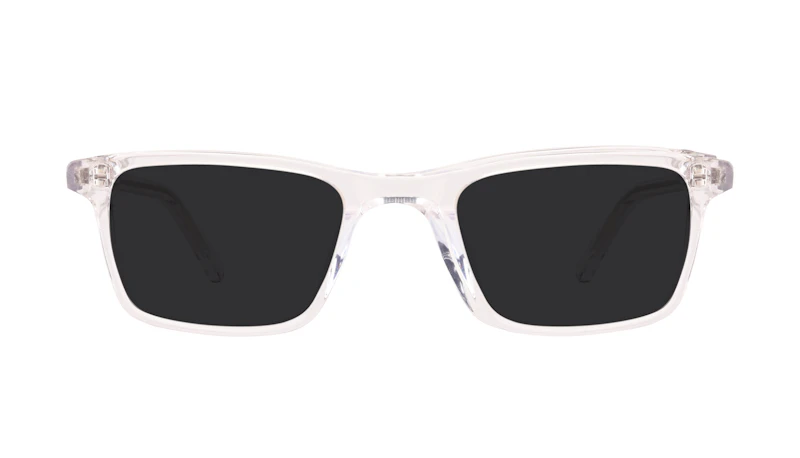 Affordable Fashion Glasses Rectangle Sunglasses Men Henri SML Clear