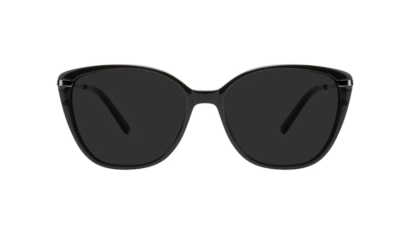 Affordable Fashion Glasses Rectangle Square Sunglasses Women Illusion Onyx