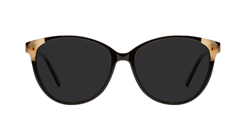 Affordable Fashion Glasses Cat Eye Sunglasses Women Imagine II Plus Ebony Granite