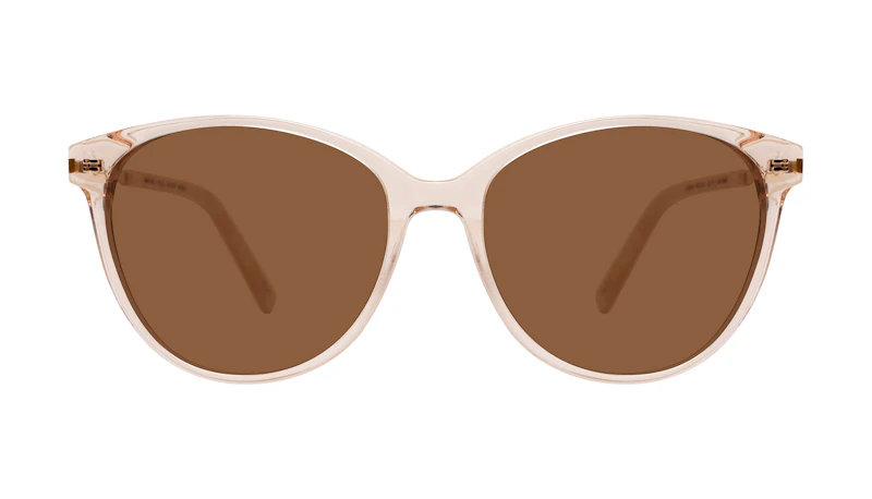 Affordable Fashion Glasses Cat Eye Sunglasses Women Imagine II Plus Golden Marble