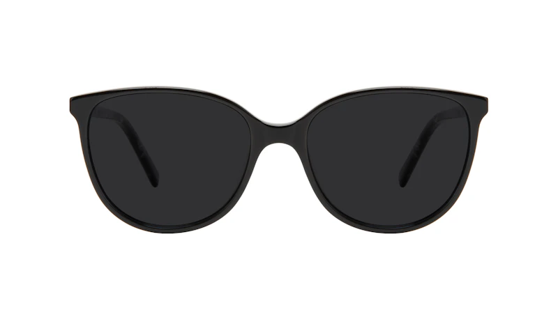 Affordable Fashion Glasses Round Sunglasses Women Imagine Petite Onyx