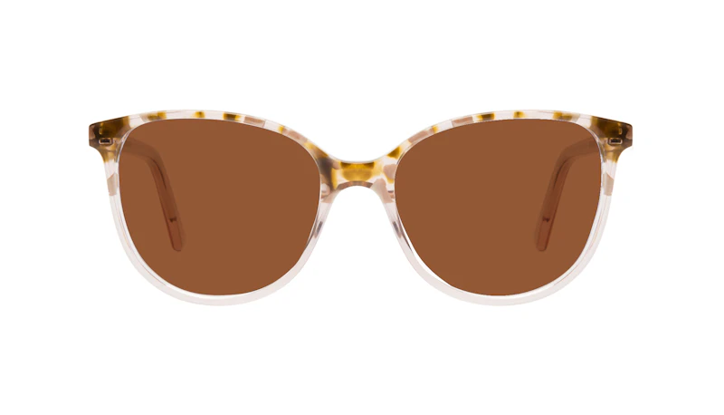 Affordable Fashion Glasses Round Sunglasses Women Imagine Petite Rose Flake