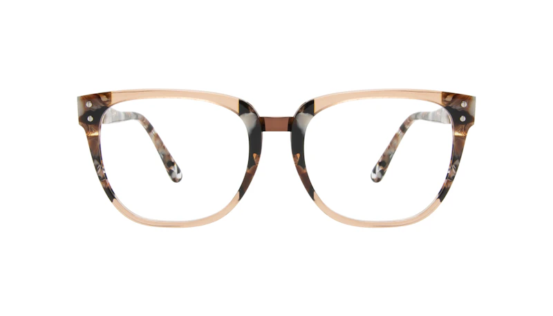 Affordable Fashion Glasses Square Eyeglasses Women James Toffee Marble