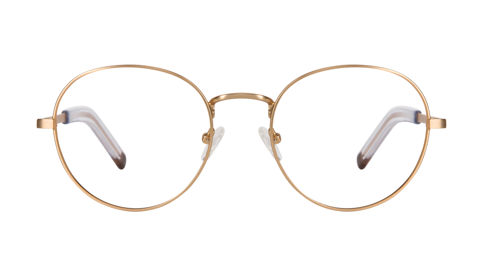 round eyeglasses gold