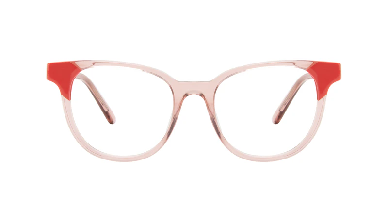 Lunettes tendance Carrée Lunettes de vue Femmes Lively Pink Coral