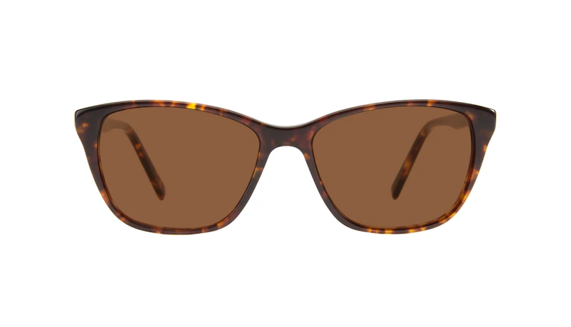 Affordable Fashion Glasses Cat Eye Sunglasses Women Myrtle Petite Sepia Kiss