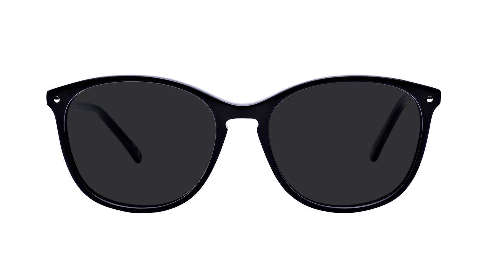 Affordable Fashion Glasses Rectangle Square Round Sunglasses Women Nadine Pitch Black