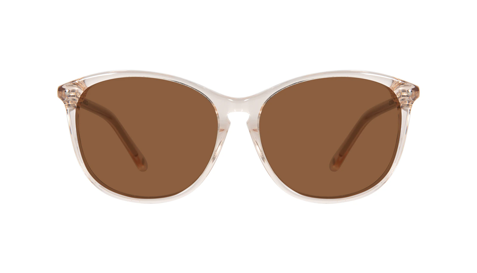 Affordable Fashion Glasses Round Sunglasses Women Nadine Petite Prosecco