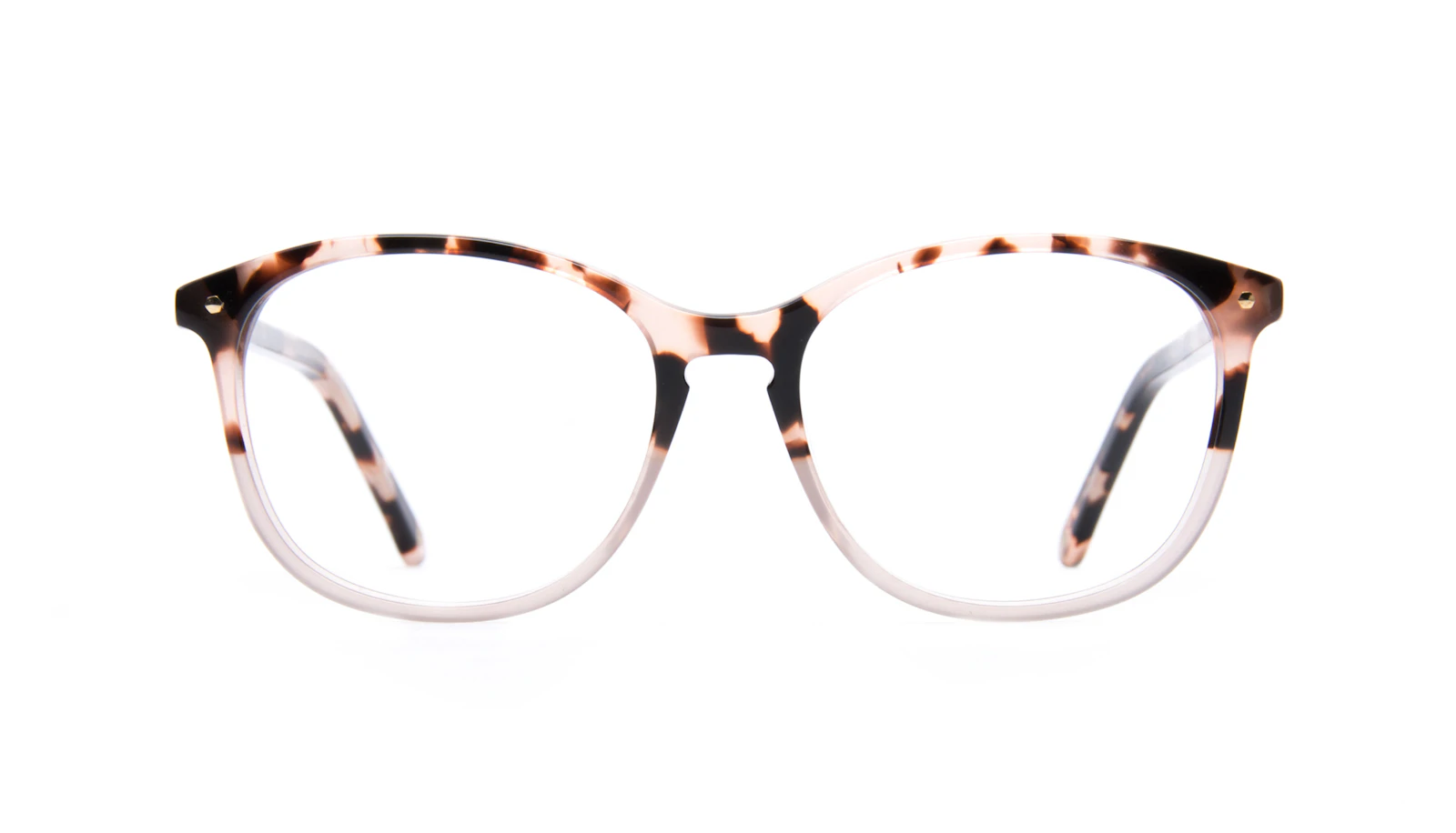 Lunettes tendance Ronde Lunettes de vue Femmes Nadine Petite Two Tone Pink