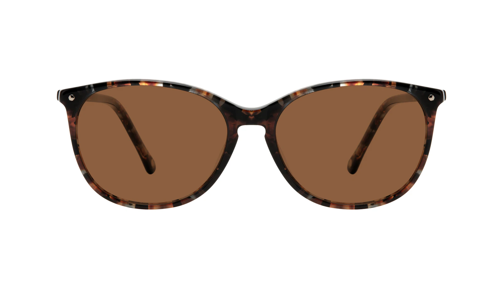 Affordable Fashion Glasses Rectangle Square Round Sunglasses Women Nadine Sepia