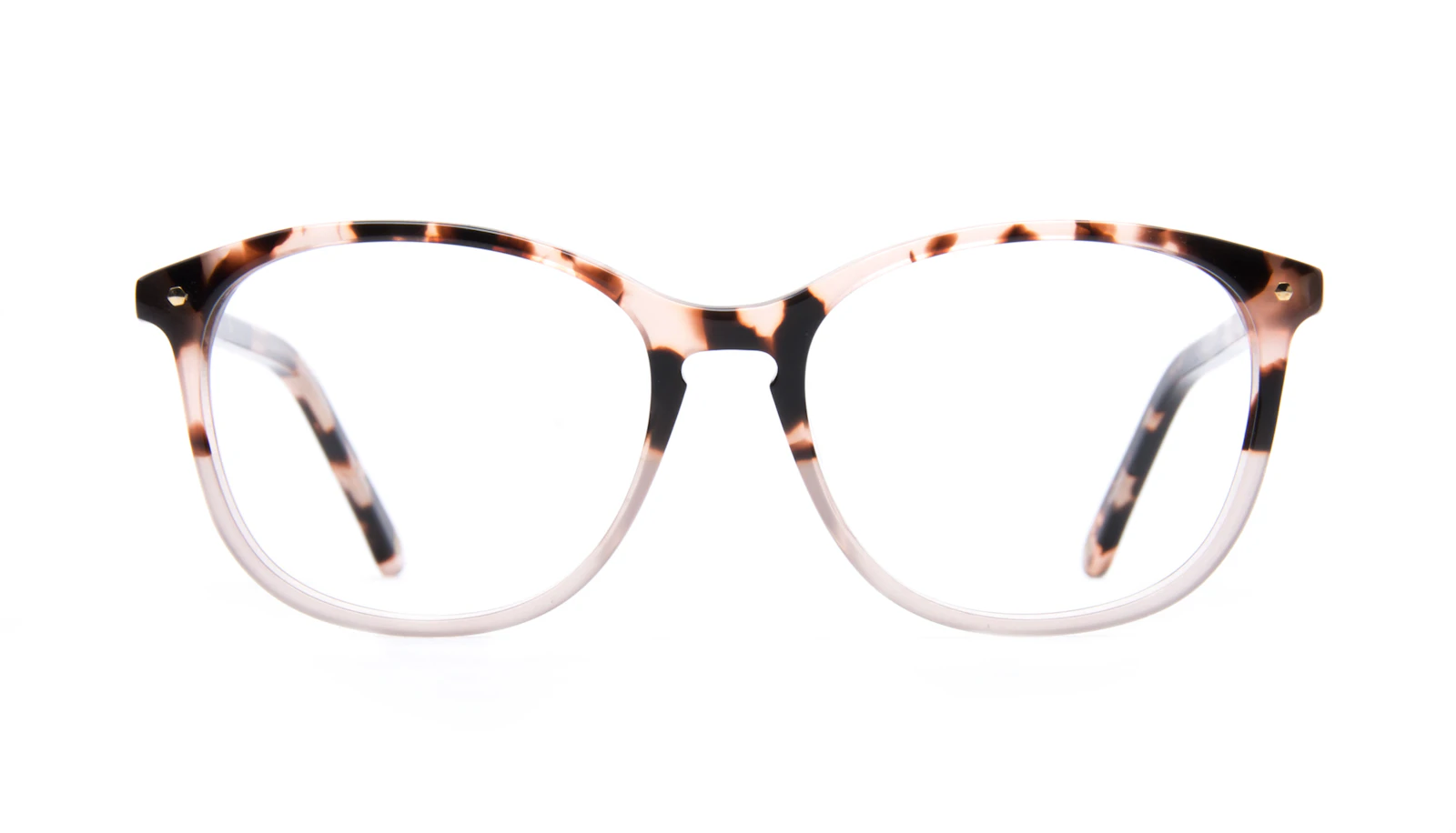 Lunettes tendance Rectangle Carrée Ronde Lunettes de vue Femmes Nadine Two Tone Pink