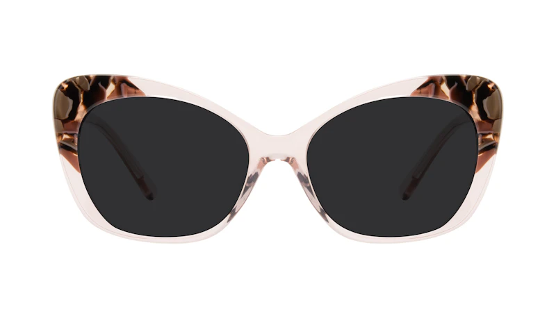 Affordable Fashion Glasses Cat Eye Sunglasses Women Obvious Pink Quartz