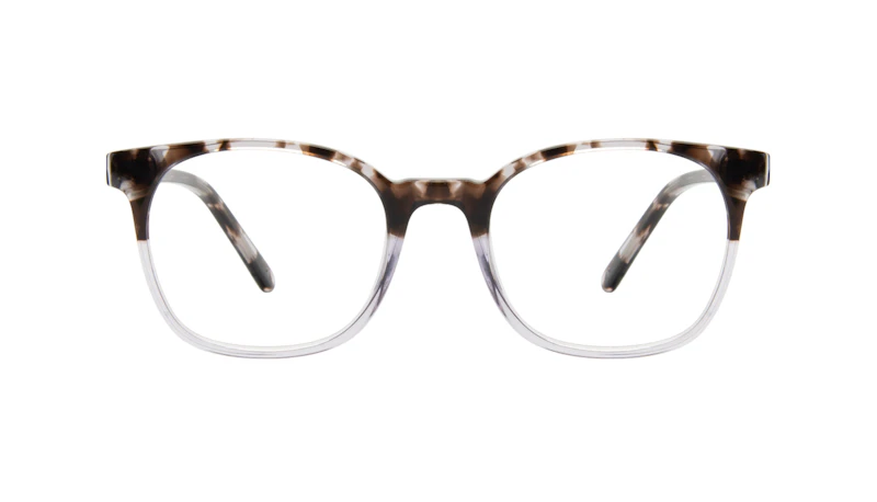 Affordable Fashion Glasses Rectangle Square Eyeglasses Men Peak Mocha Grey