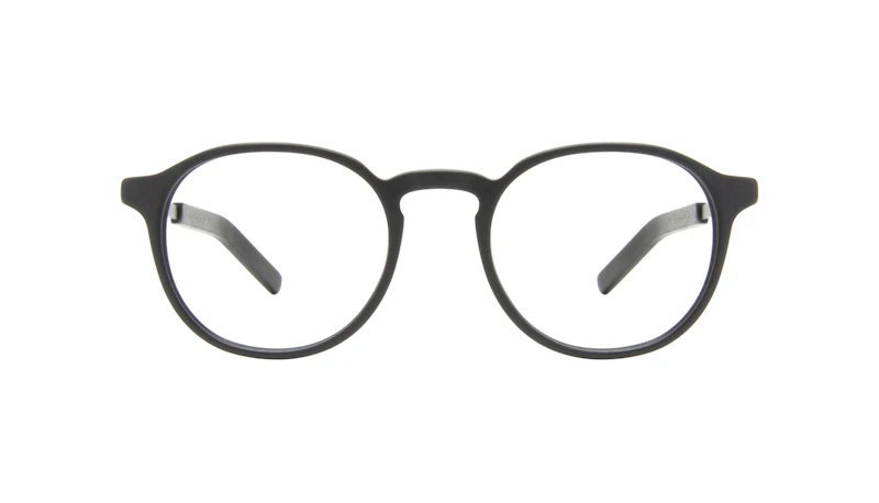 Affordable Fashion Glasses Round Eyeglasses Men Prime XL Matte Black