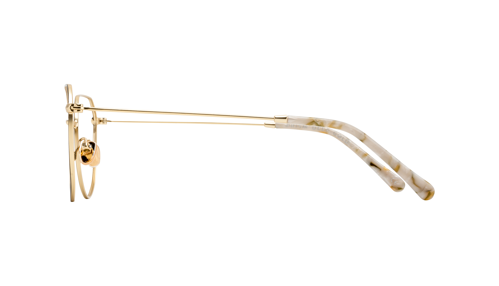 Women's Eyeglasses Prism in Deep Gold BonLook