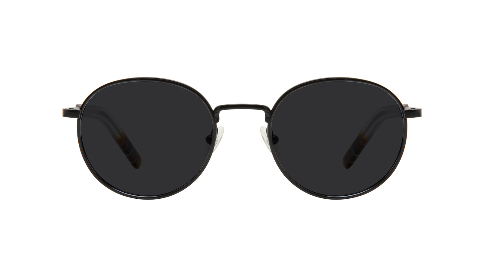 Affordable Fashion Glasses Round Sunglasses Men Reach Matte Black