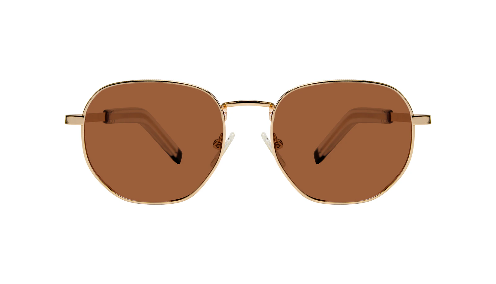 Affordable Fashion Glasses Round Sunglasses Men Rise Gold