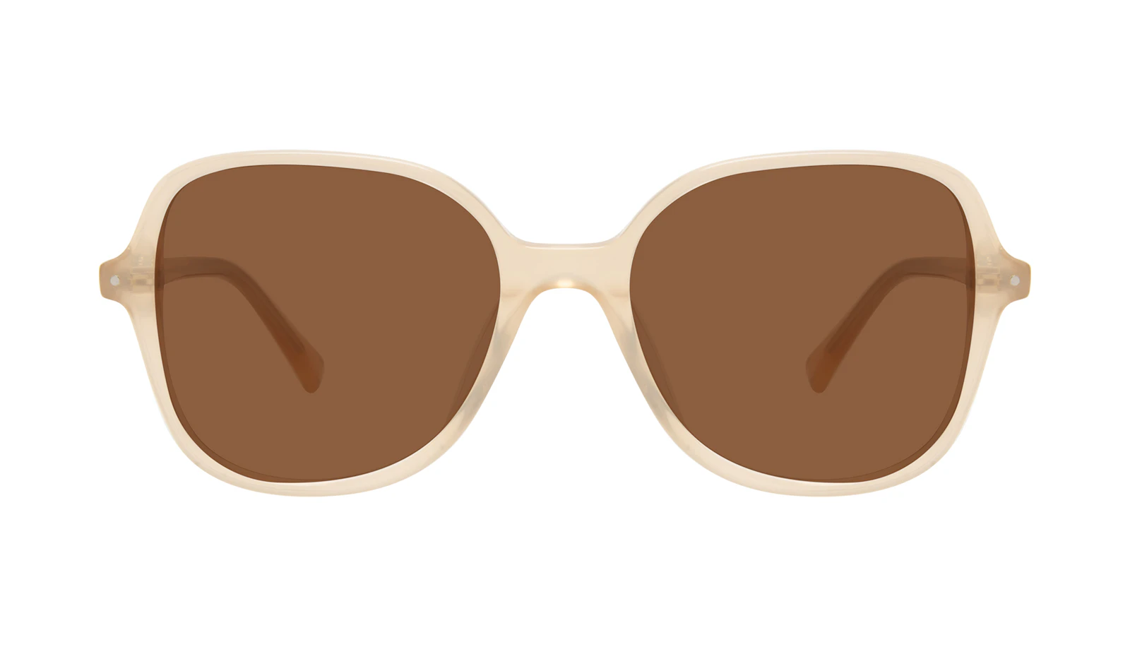 Affordable Fashion Glasses Square Sunglasses Women Scene Peach