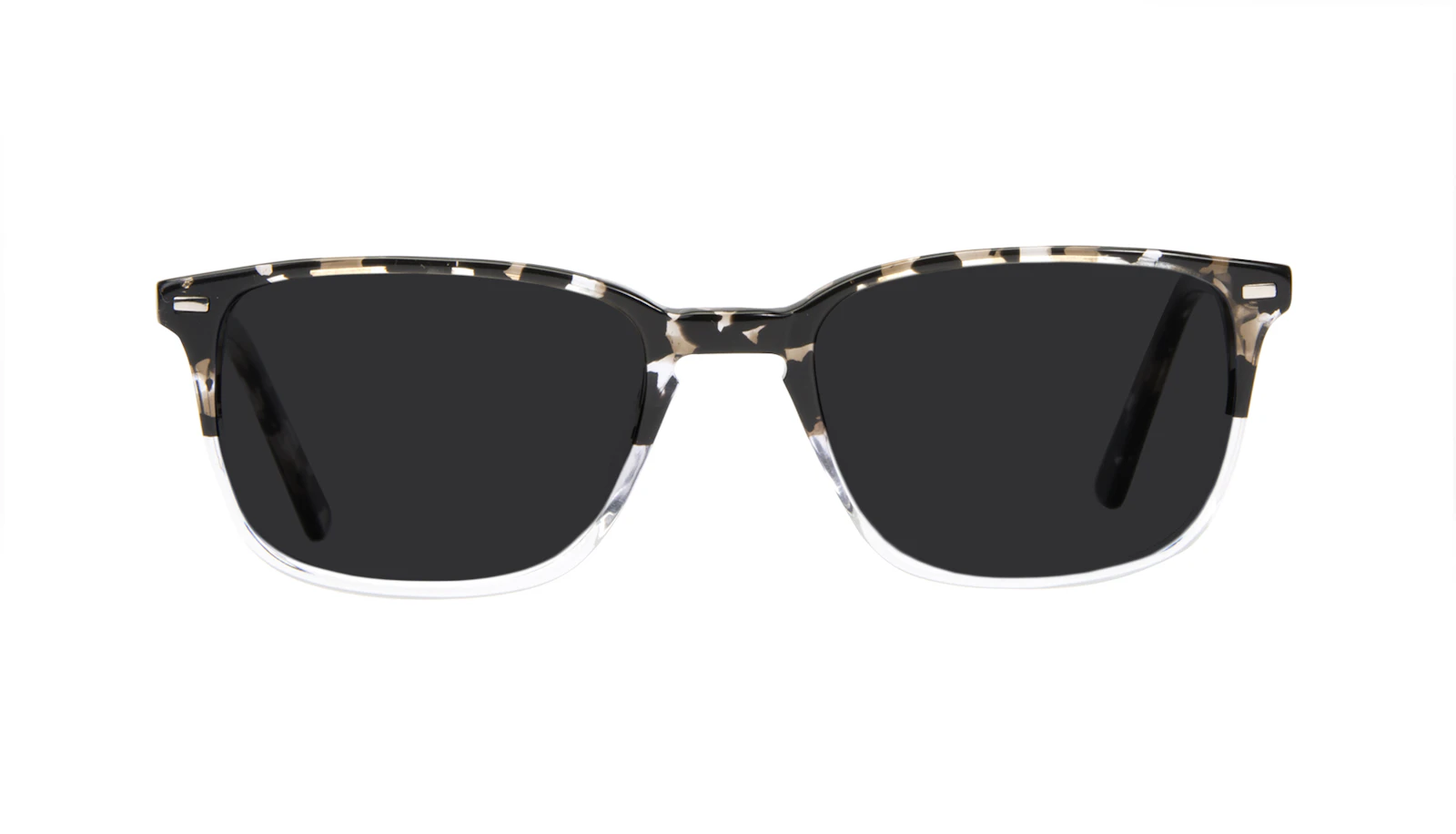 Affordable Fashion Glasses Rectangle Sunglasses Men Sharp Clear Stone