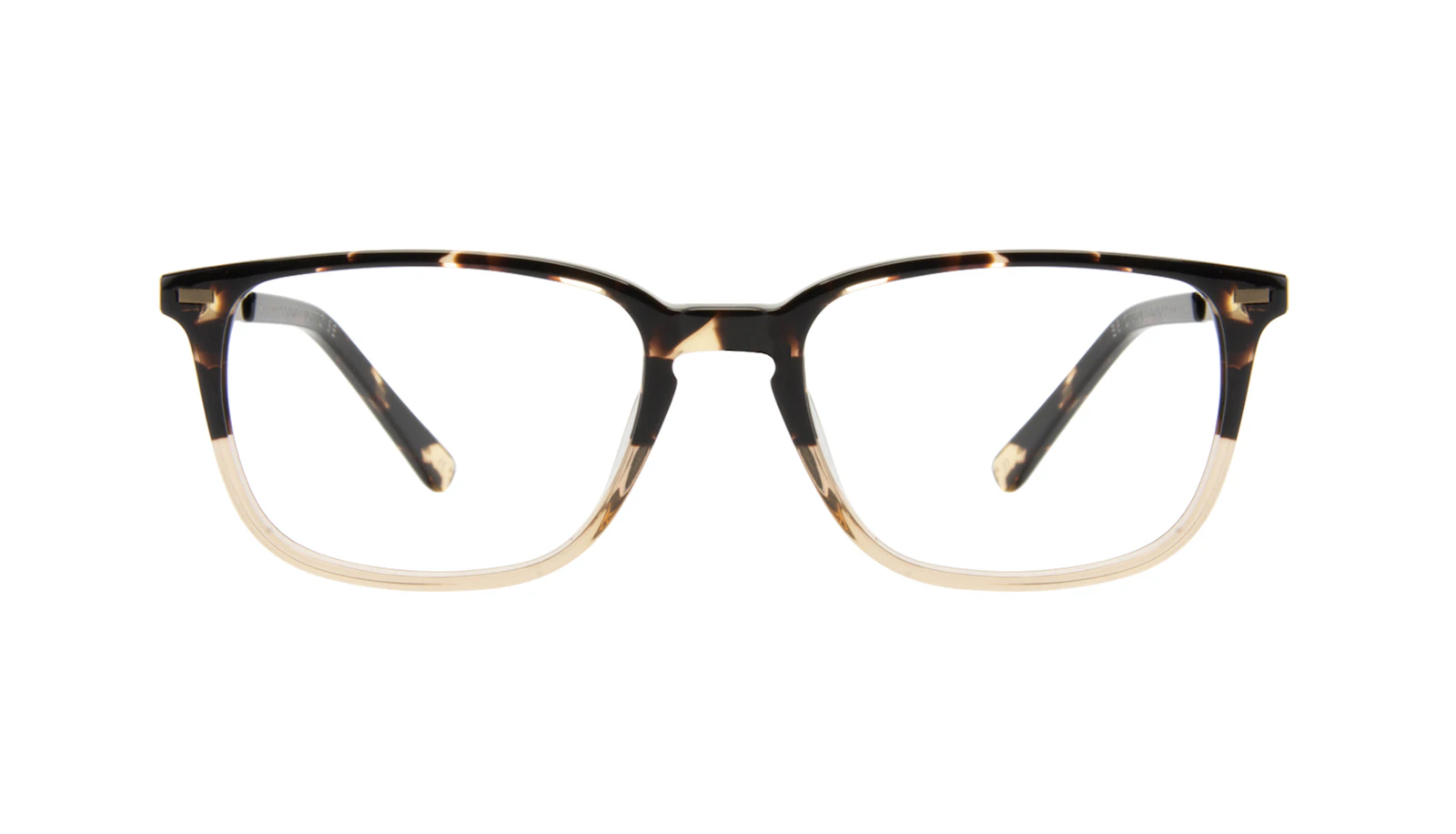 Affordable Fashion Glasses Rectangle Eyeglasses Men Sharp Golden Tortoise