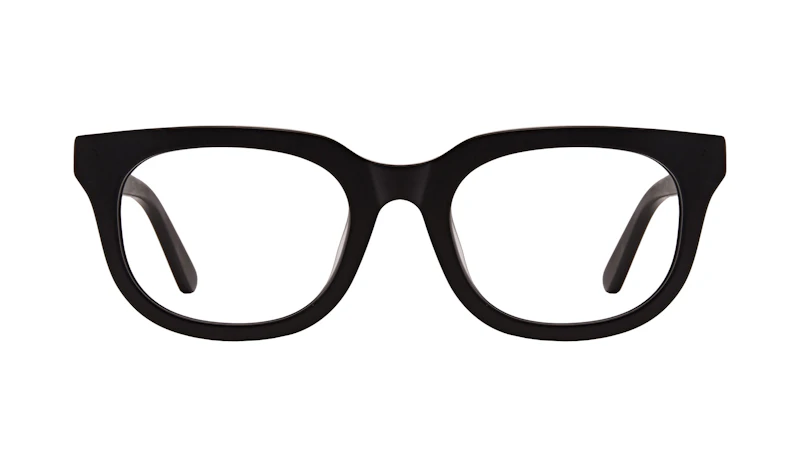 Affordable Fashion Glasses Square Eyeglasses Men Stout Matte Black