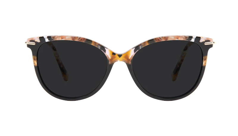 Affordable Fashion Glasses Round Sunglasses Women Sublime Black Flake