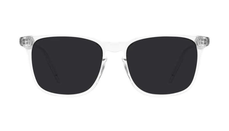 Affordable Fashion Glasses Rectangle Sunglasses Men Trace Grey