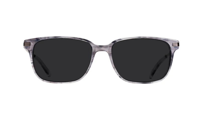 Affordable Fashion Glasses Rectangle Sunglasses Men Trade Smokey Grey