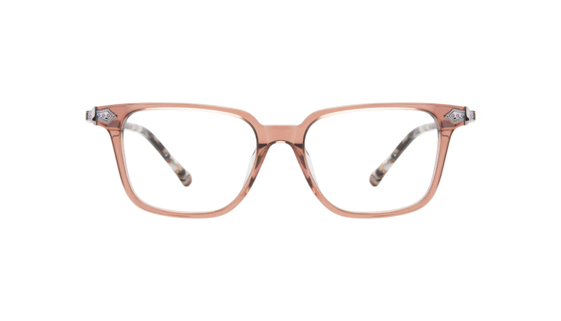 Lunettes tendance Carrée Lunettes de vue Femmes Twinkle Truffle Rose