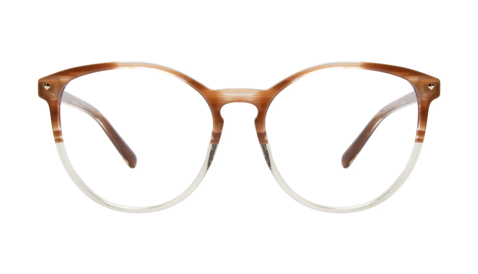 Lunettes tendance Ronde Lunettes de vue Femmes Viva Tan