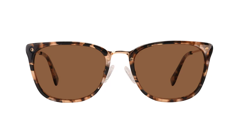 Affordable Fashion Glasses Rectangle Sunglasses Women Wonder Gold Flake